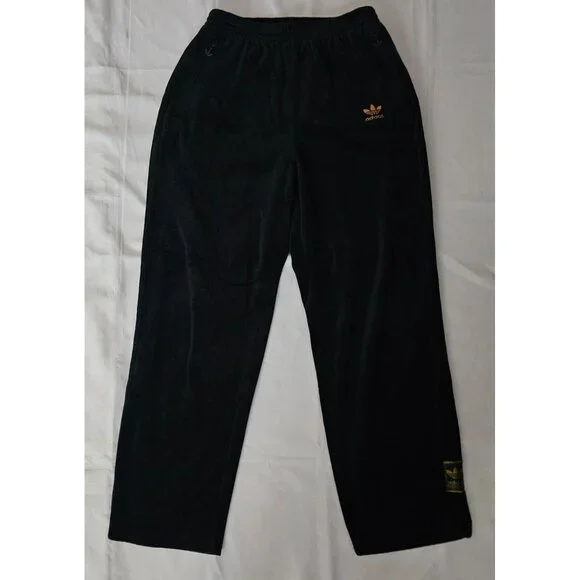 Adidas Adult Unisex Black Vintage Three Stripes Straight Jogger Pants Size Mediu - Picture 4 of 16